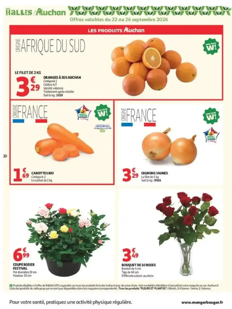 Auchan catalogue du 22/09 – page 20