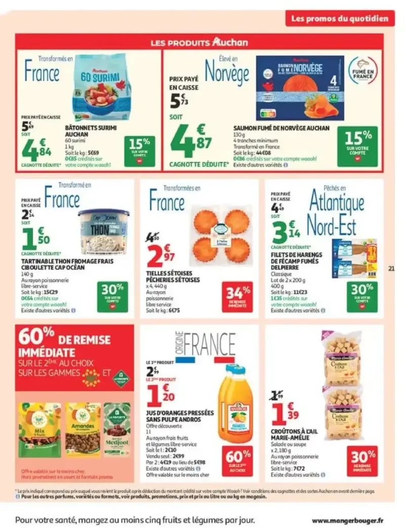 Auchan catalogue du 22/09 – page 21