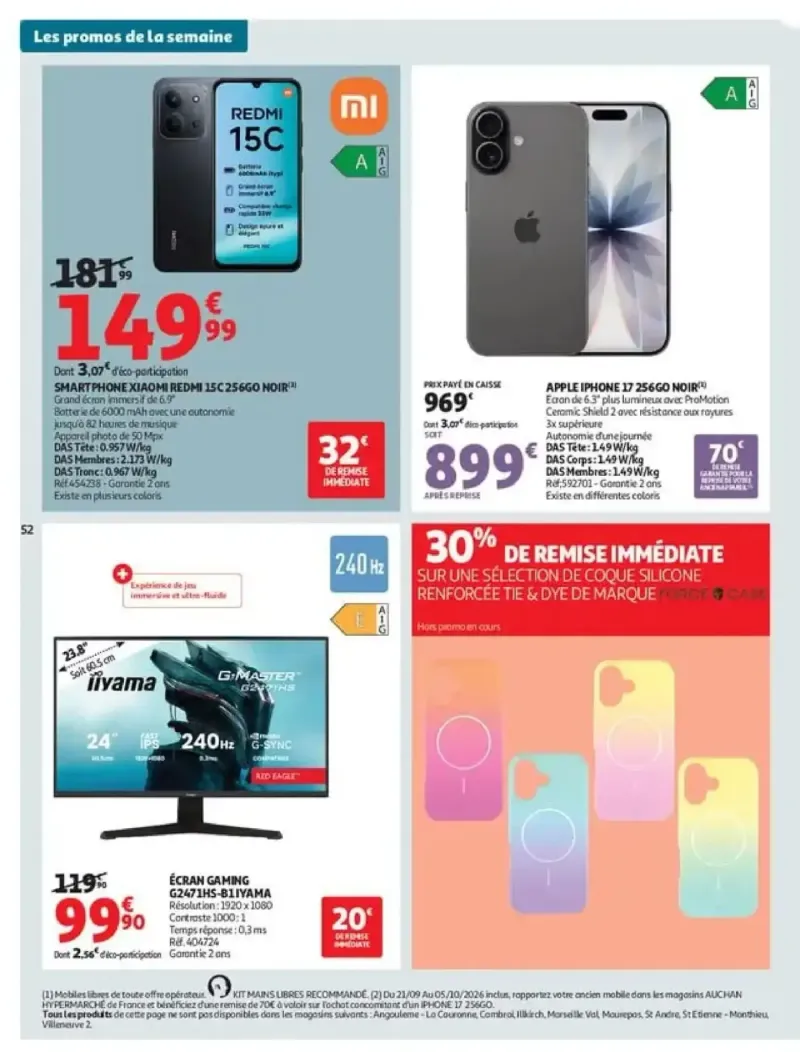 Auchan catalogue du 22/09 – page 52