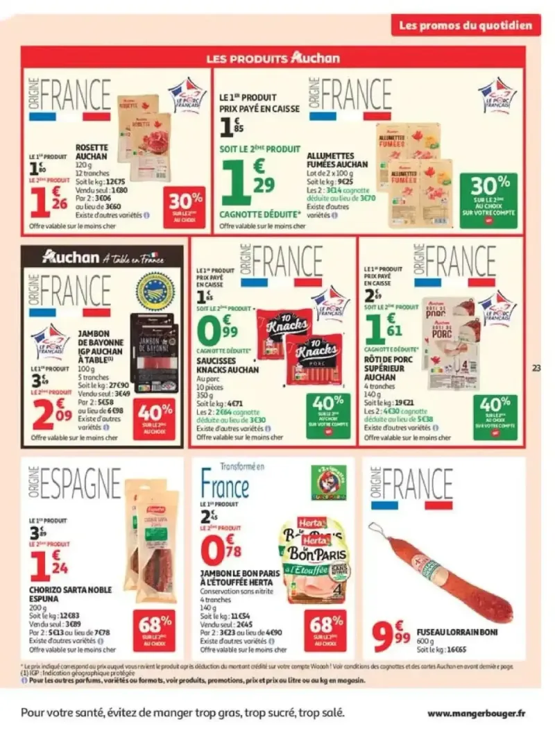Auchan catalogue du 22/09 – page 23