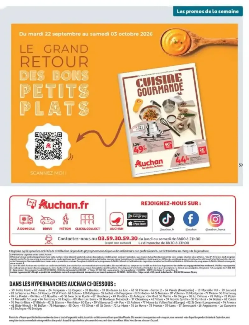 Auchan catalogue du 22/09 – page 59
