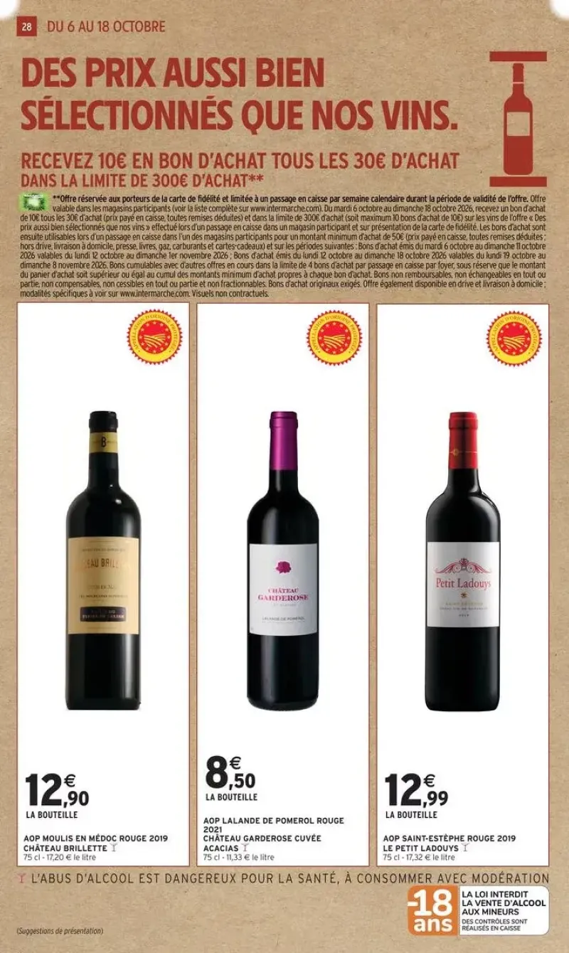 Intermarché Super catalogue du 06/10 au 19/10/2026 – page 28