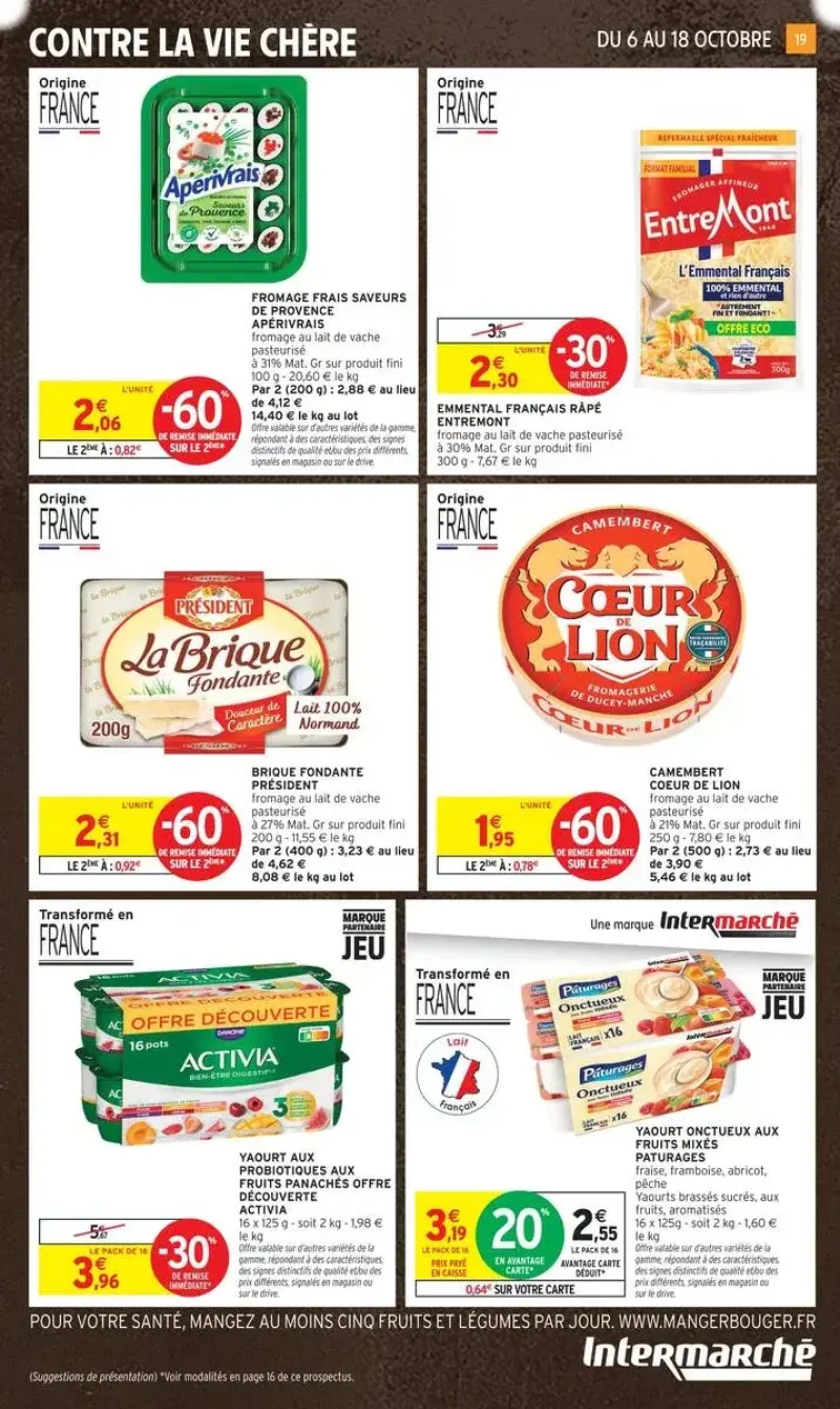 Intermarché Super catalogue du 06/10 au 19/10/2026 – page 19