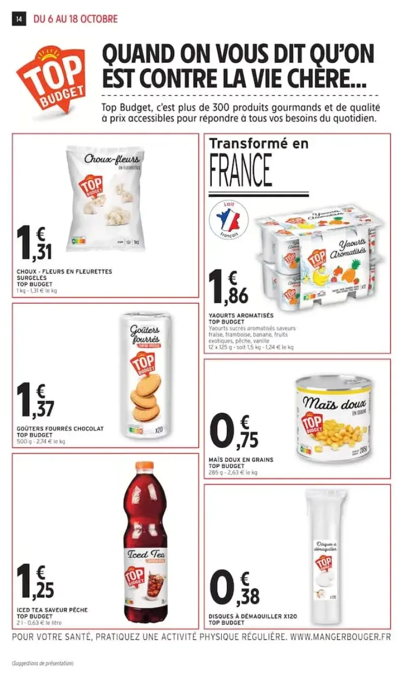 Intermarché Super catalogue du 06/10 au 19/10/2026 – page 14