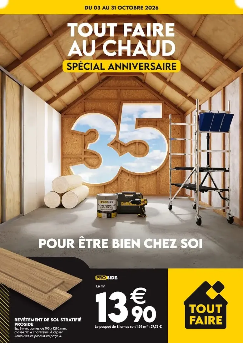 Tout Faire catalogue du 03/10 au 01/11/2026 – page 1