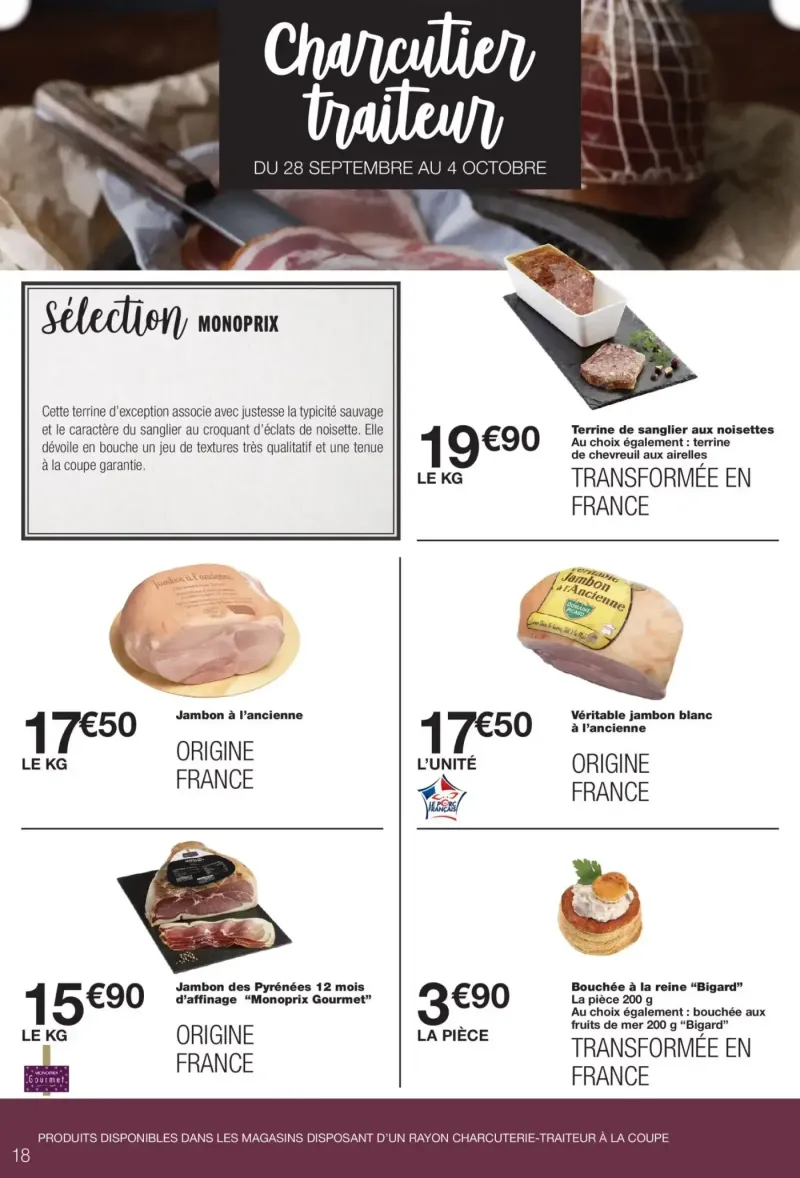 Monoprix catalogue du 22/09 – page 18