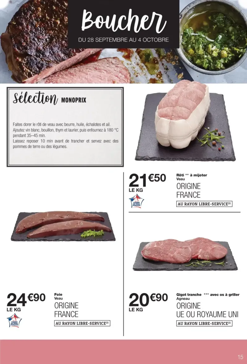 Monoprix catalogue du 22/09 – page 15