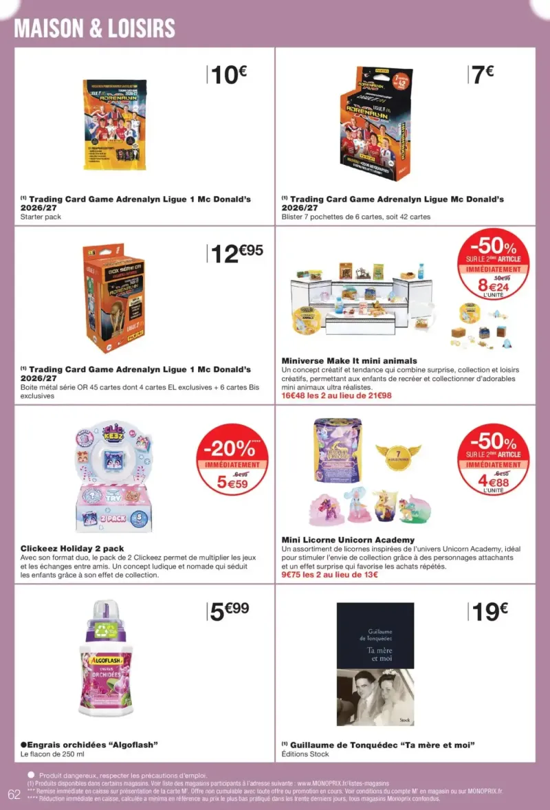 Monoprix catalogue du 22/09 – page 62