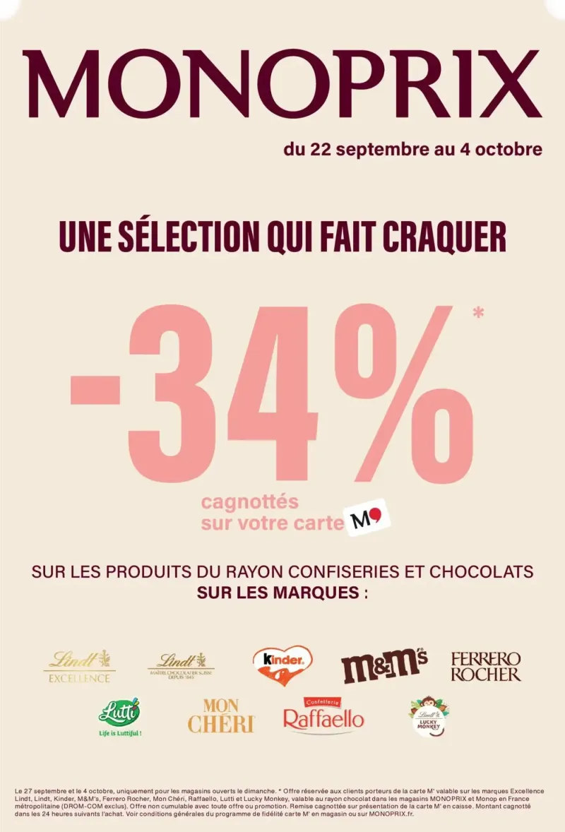 Monoprix catalogue du 22/09 – page 30