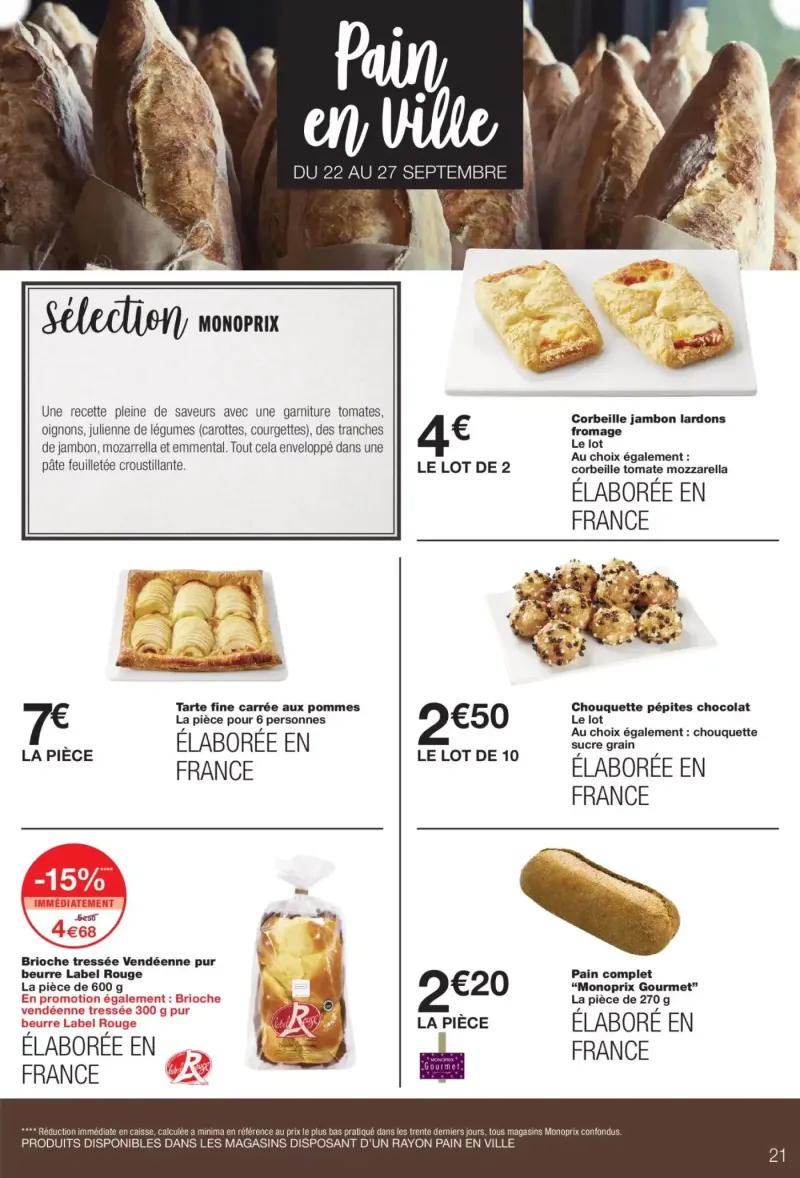 Monoprix catalogue du 22/09 – page 21
