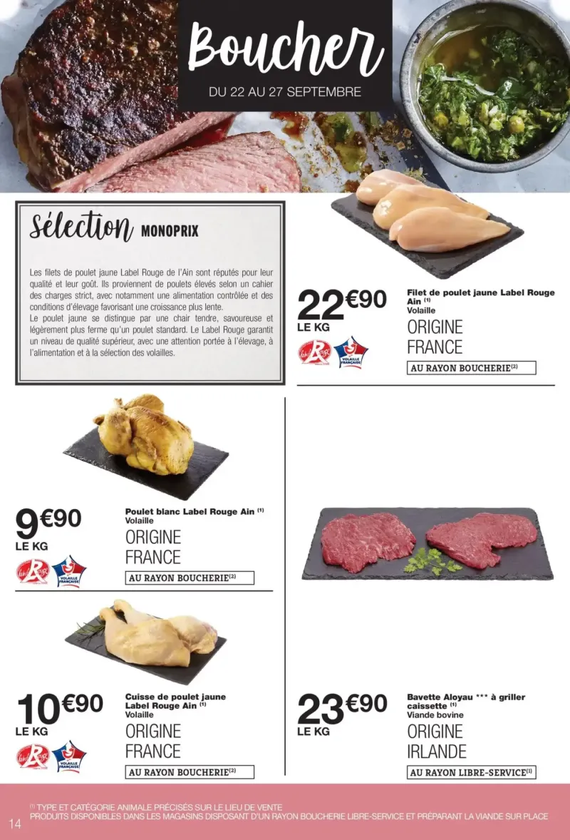 Monoprix catalogue du 22/09 – page 14