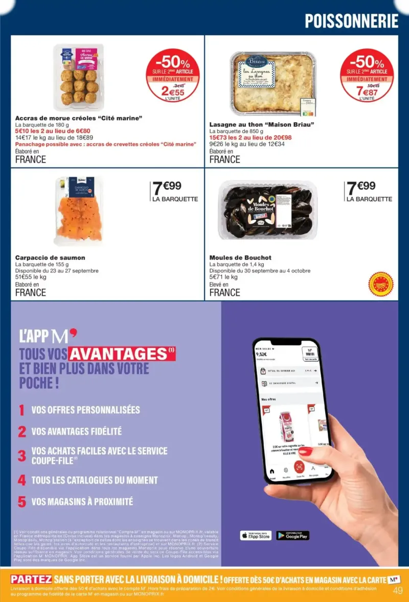 Monoprix catalogue du 22/09 – page 49