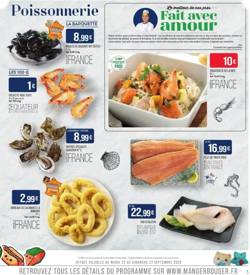 Supermarchés Match catalogue du 22/09 – page 5