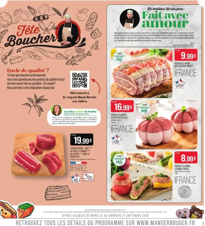 Supermarchés Match catalogue du 22/09 – page 3