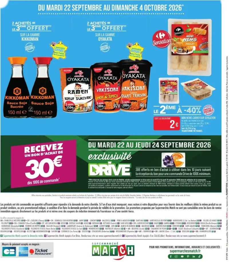 Supermarchés Match catalogue du 22/09 – page 24