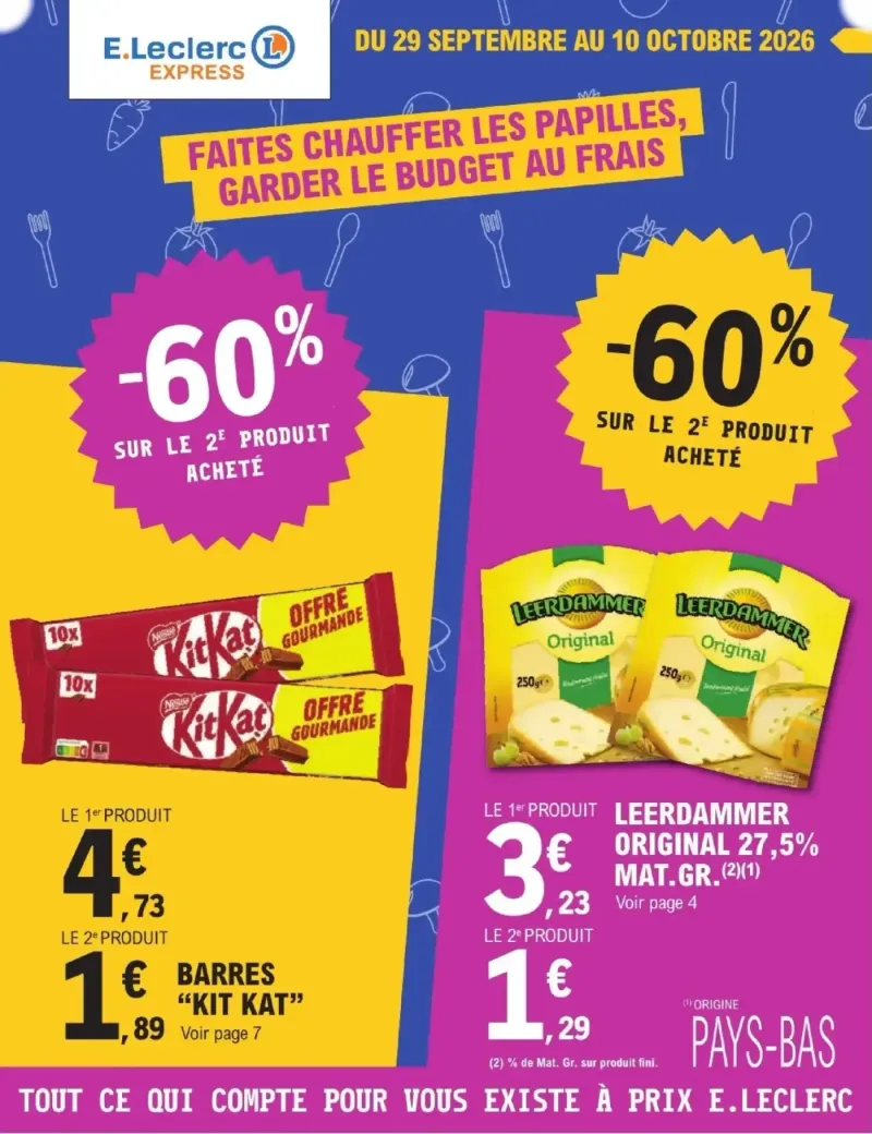 E.Leclerc catalogue du 29/09 – page 1