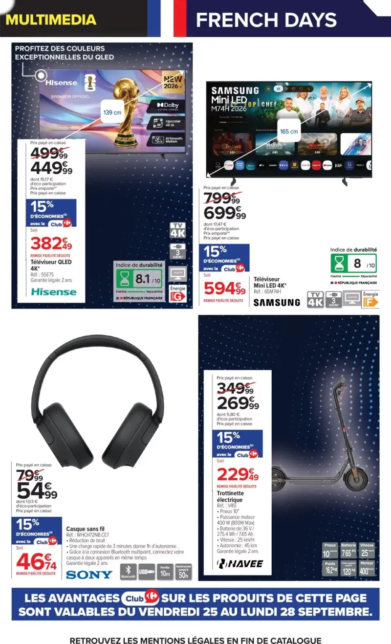 Carrefour catalogue du 25/09 – page 11