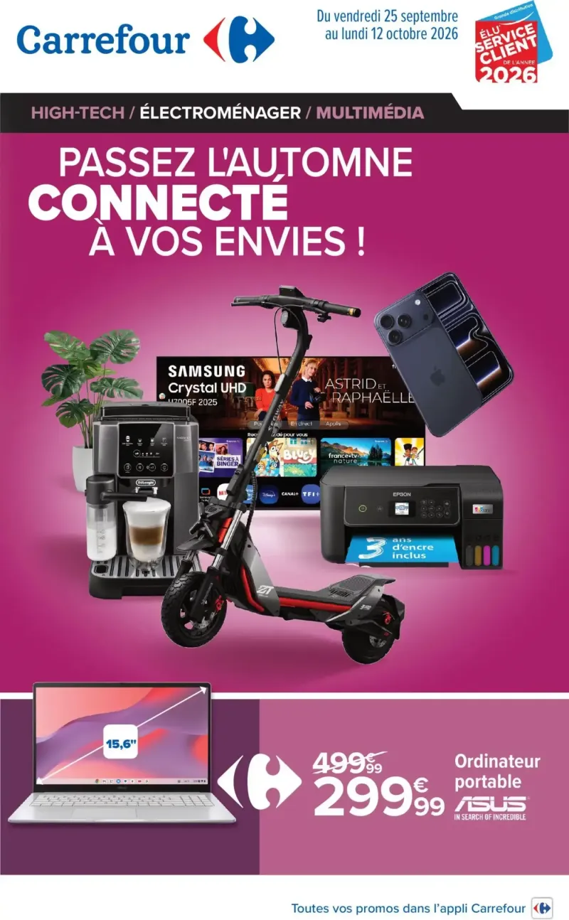Carrefour catalogue du 25/09 – page 1