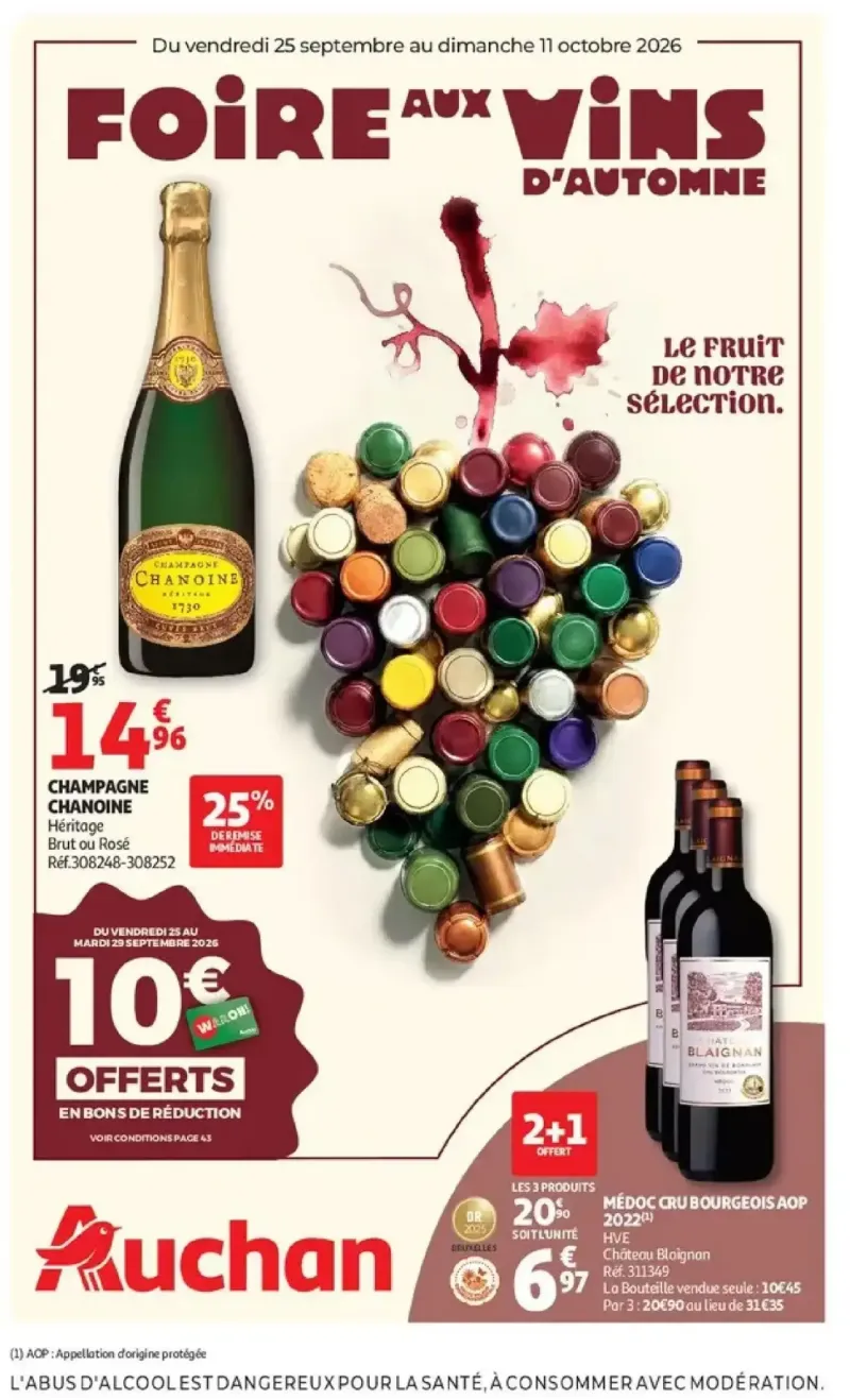 Auchan catalogue du 25/09 – page 1