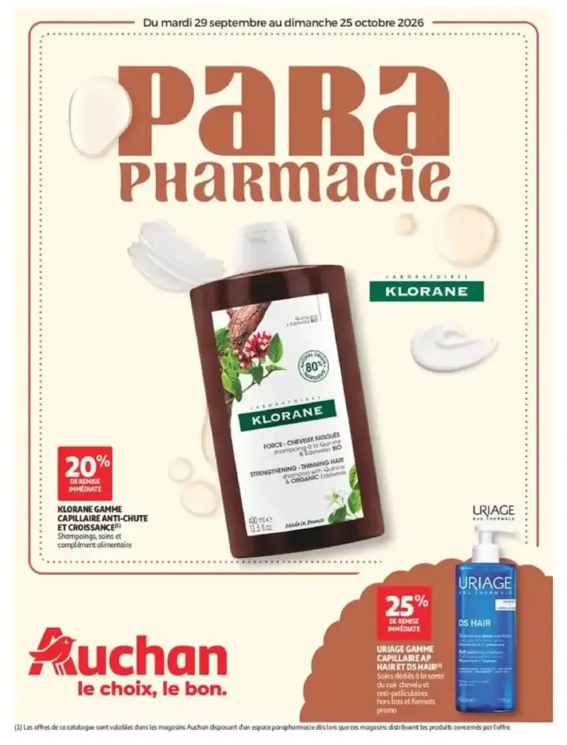 Auchan catalogue du 29/09 – page 1