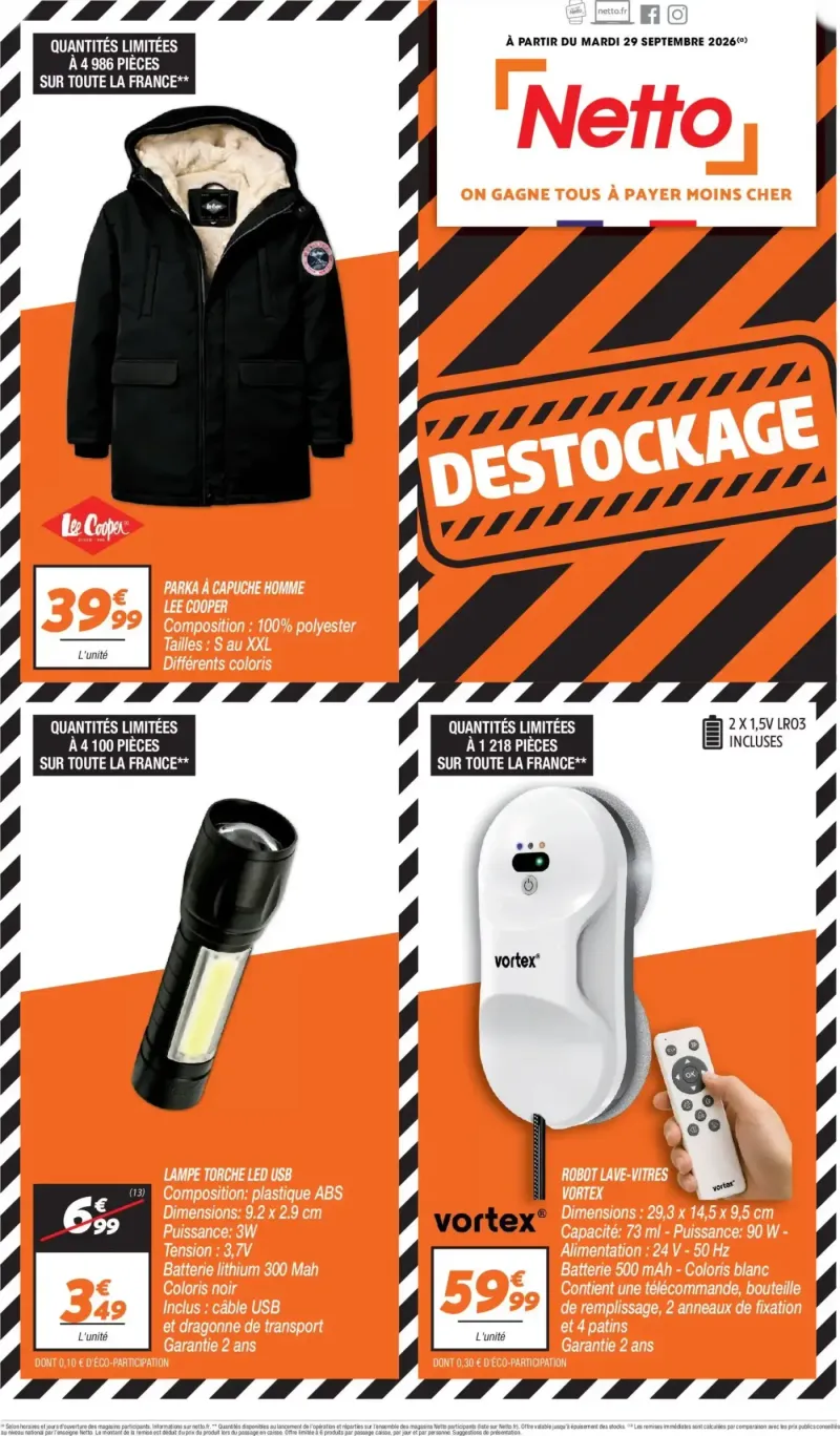 Netto catalogue du 29/09 – page 1