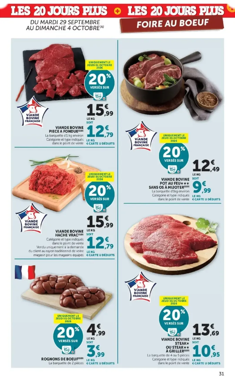 Super U catalogue du 29/09 – page 31