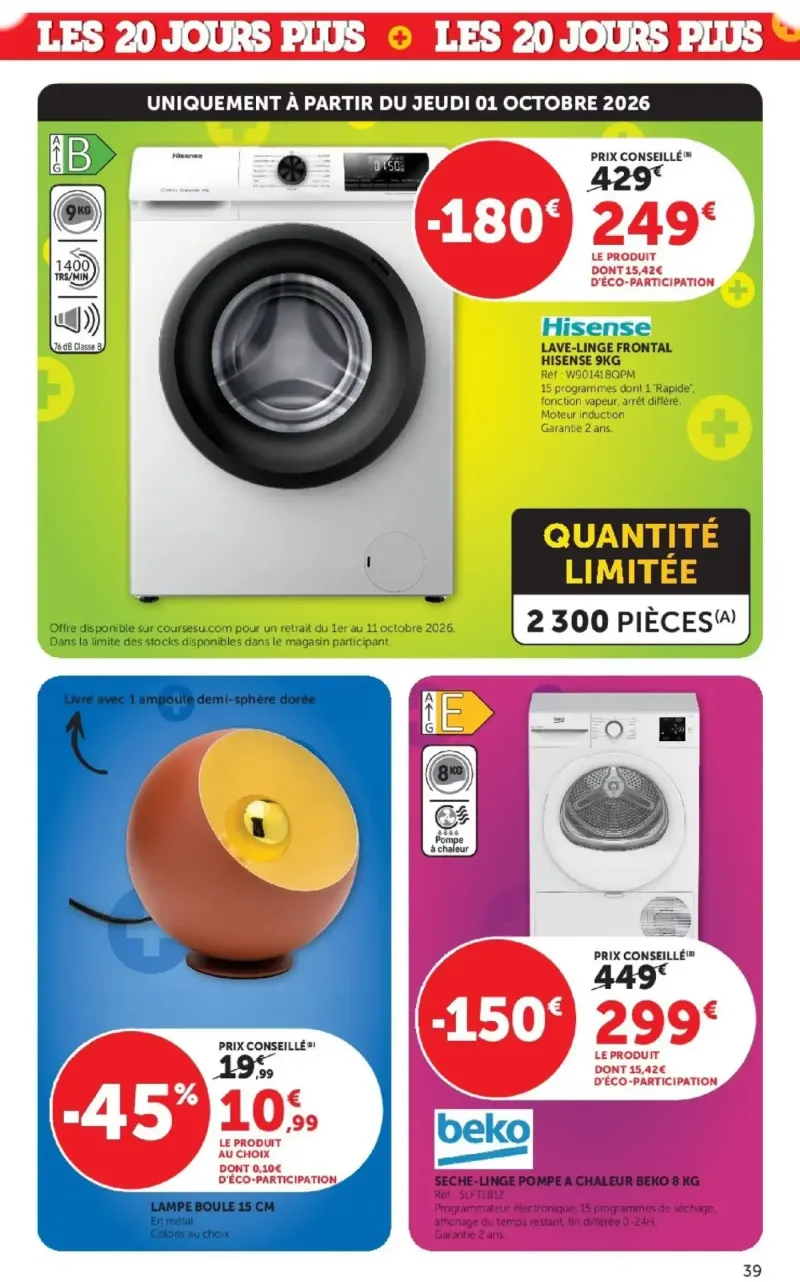 Super U catalogue du 29/09 – page 39