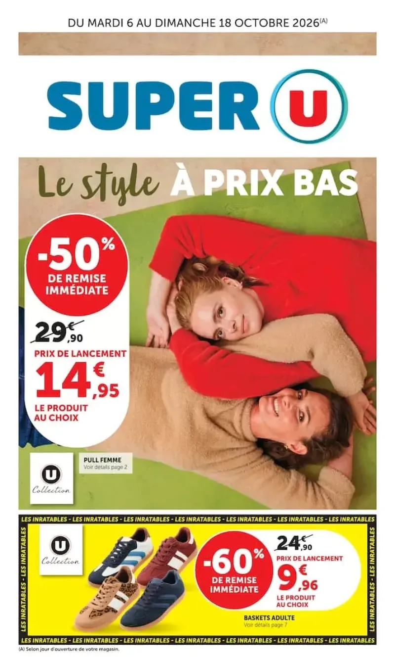 Super U catalogue du 06/10 au 19/10/2026 – page 1