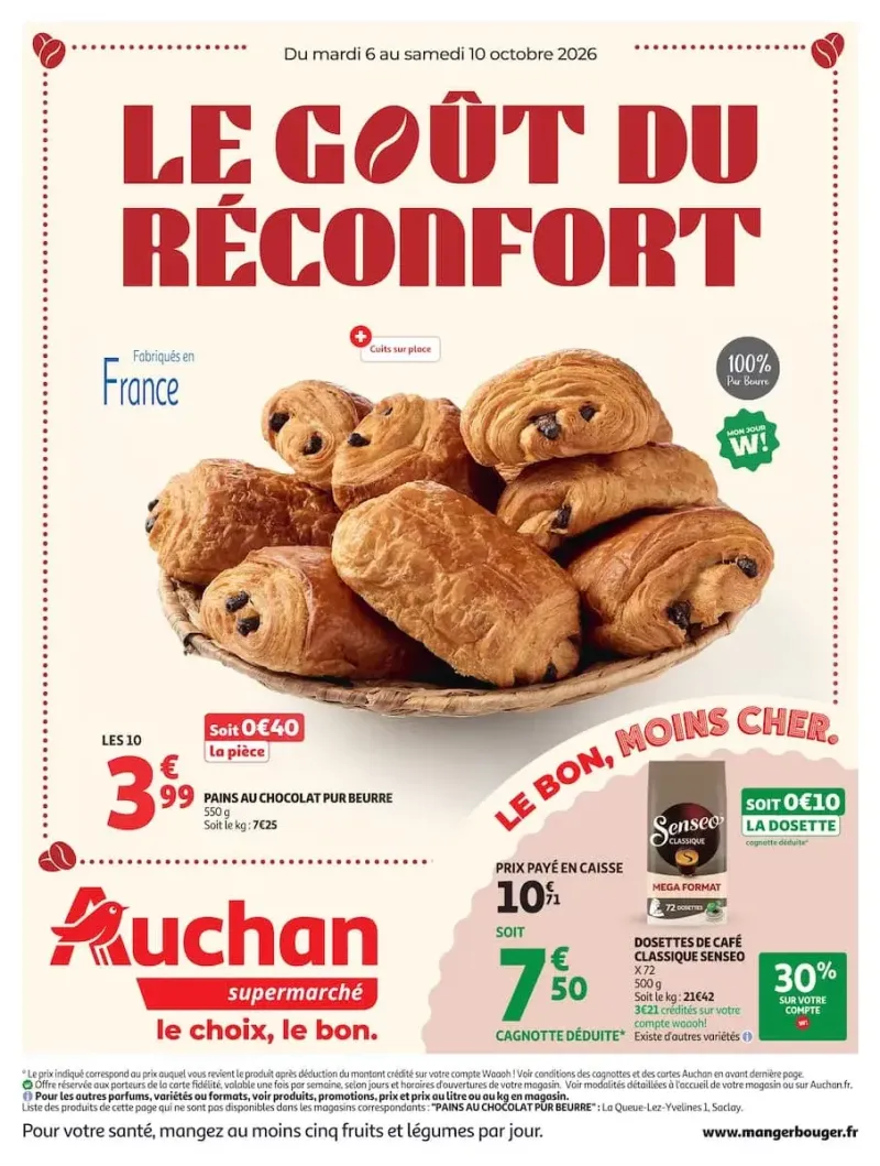 Auchan Supermarché catalogue du 06/10 au 11/10/2026 – page 1