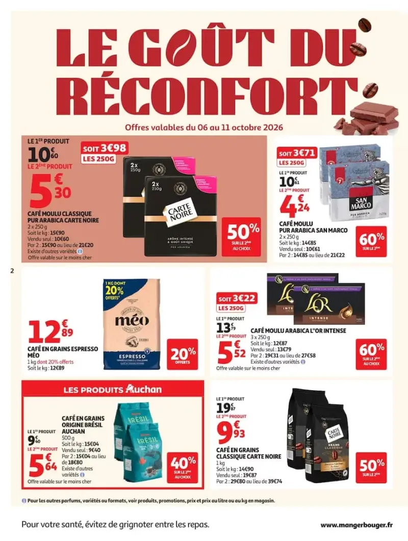Auchan Supermarché catalogue du 06/10 au 11/10/2026 – page 2