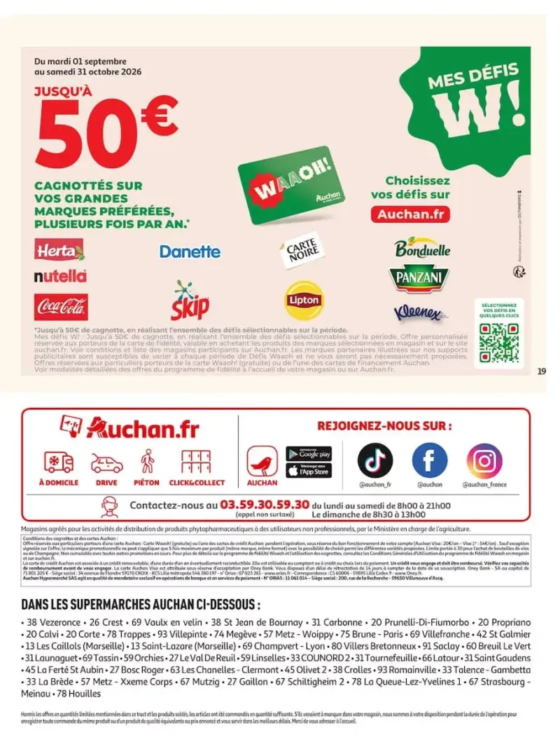 Auchan Supermarché catalogue du 06/10 au 11/10/2026 – page 19
