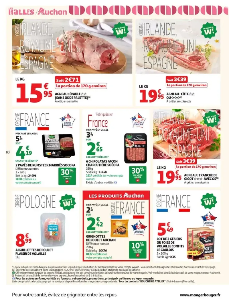 Auchan Supermarché catalogue du 06/10 au 11/10/2026 – page 10
