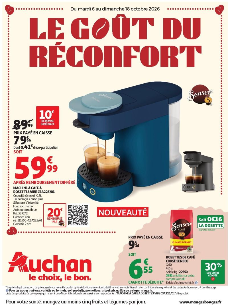 Auchan catalogue du 06/10 au 18/10/2026 – page 1