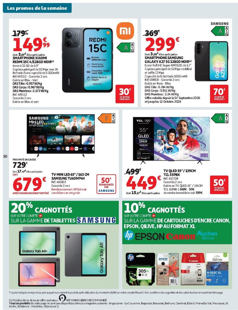 Auchan catalogue du 29/09 au 11/10/2026 – page 52