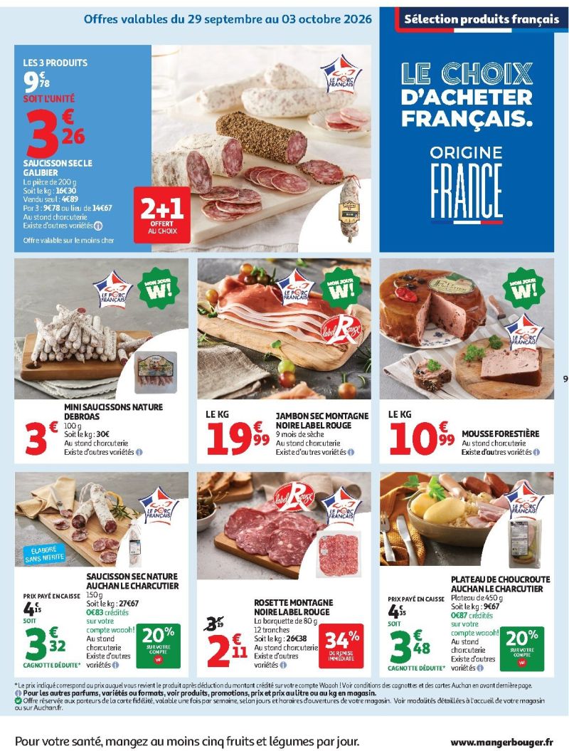 Auchan catalogue du 29/09 au 11/10/2026 – page 11