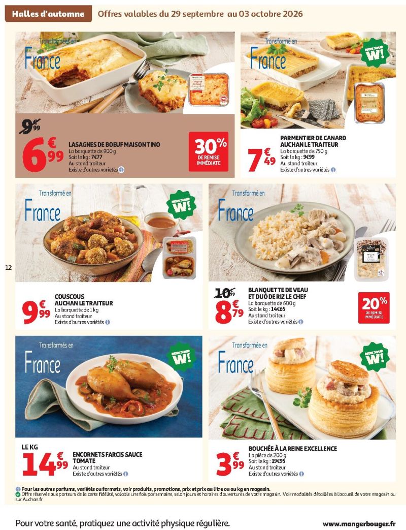 Auchan catalogue du 29/09 au 11/10/2026 – page 14