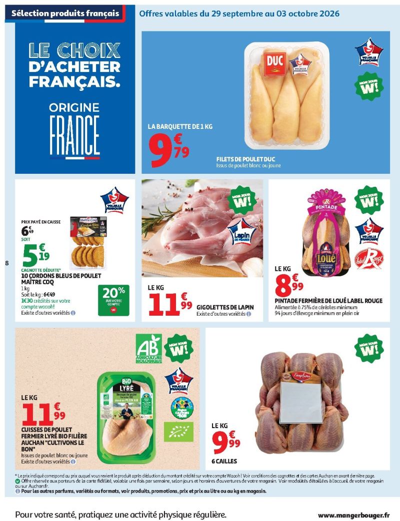 Auchan catalogue du 29/09 au 11/10/2026 – page 10