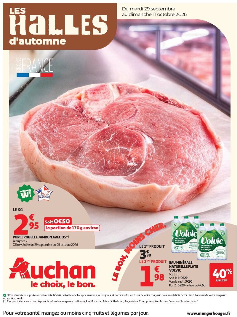 Auchan catalogue du 29/09 au 11/10/2026 – page 1