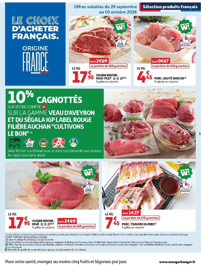 Auchan catalogue du 29/09 au 11/10/2026 – page 7
