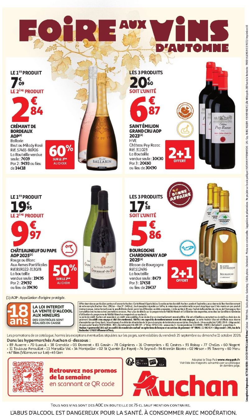 Auchan catalogue du 25/09 au 11/10/2026 – page 44