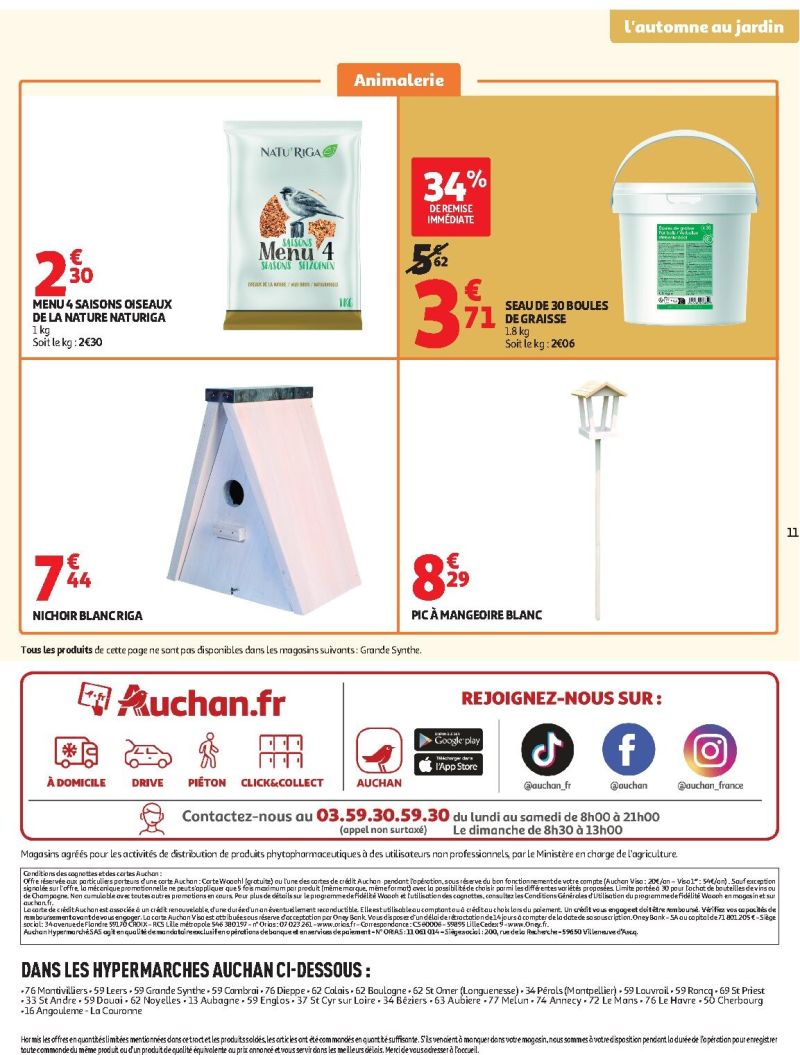 Auchan catalogue du 22/09 au 11/10/2026 – page 11
