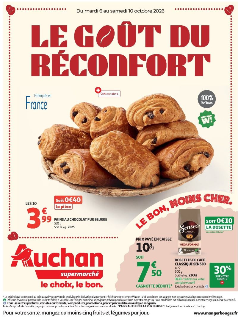 Auchan catalogue du 06/10 au 10/10/2026 – page 1