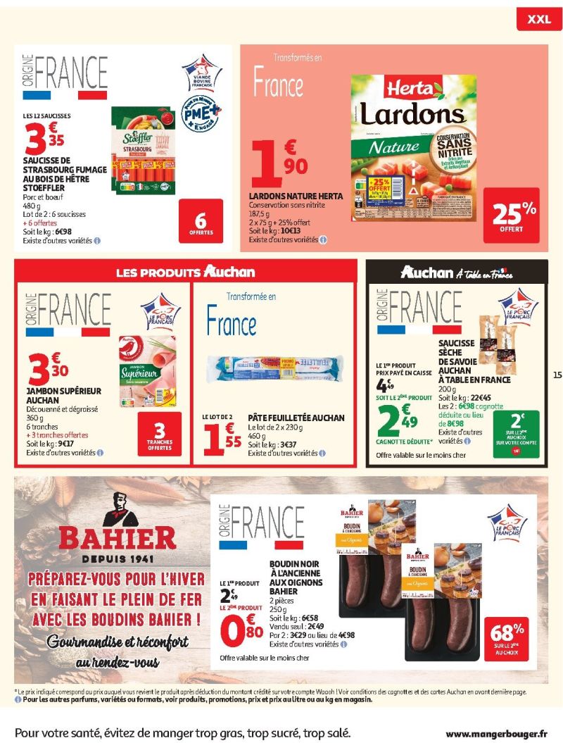 Auchan catalogue du 29/09 au 10/10/2026 – page 15