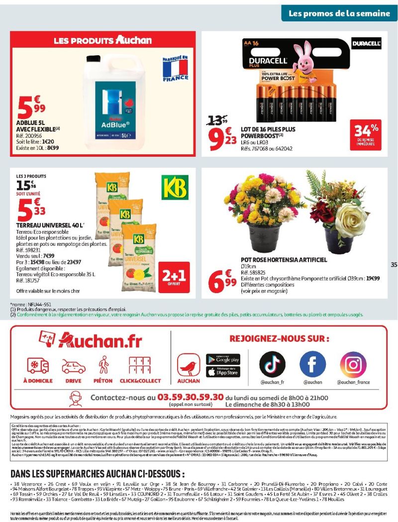 Auchan catalogue du 29/09 au 10/10/2026 – page 35