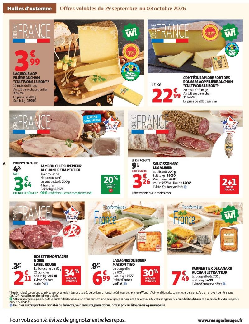 Auchan catalogue du 29/09 au 10/10/2026 – page 6