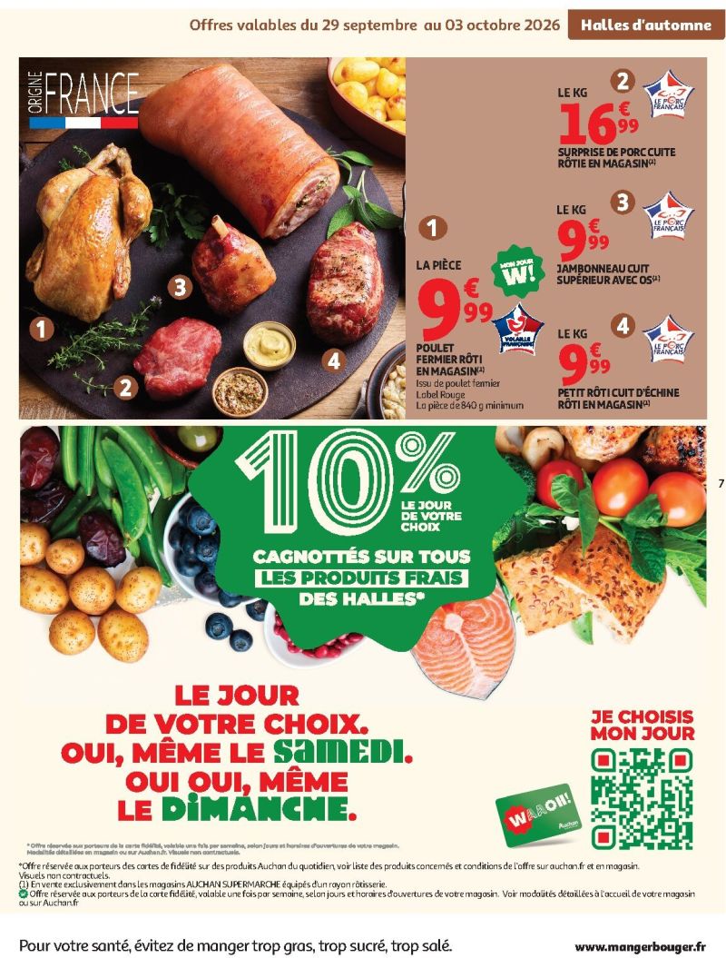 Auchan catalogue du 29/09 au 10/10/2026 – page 7