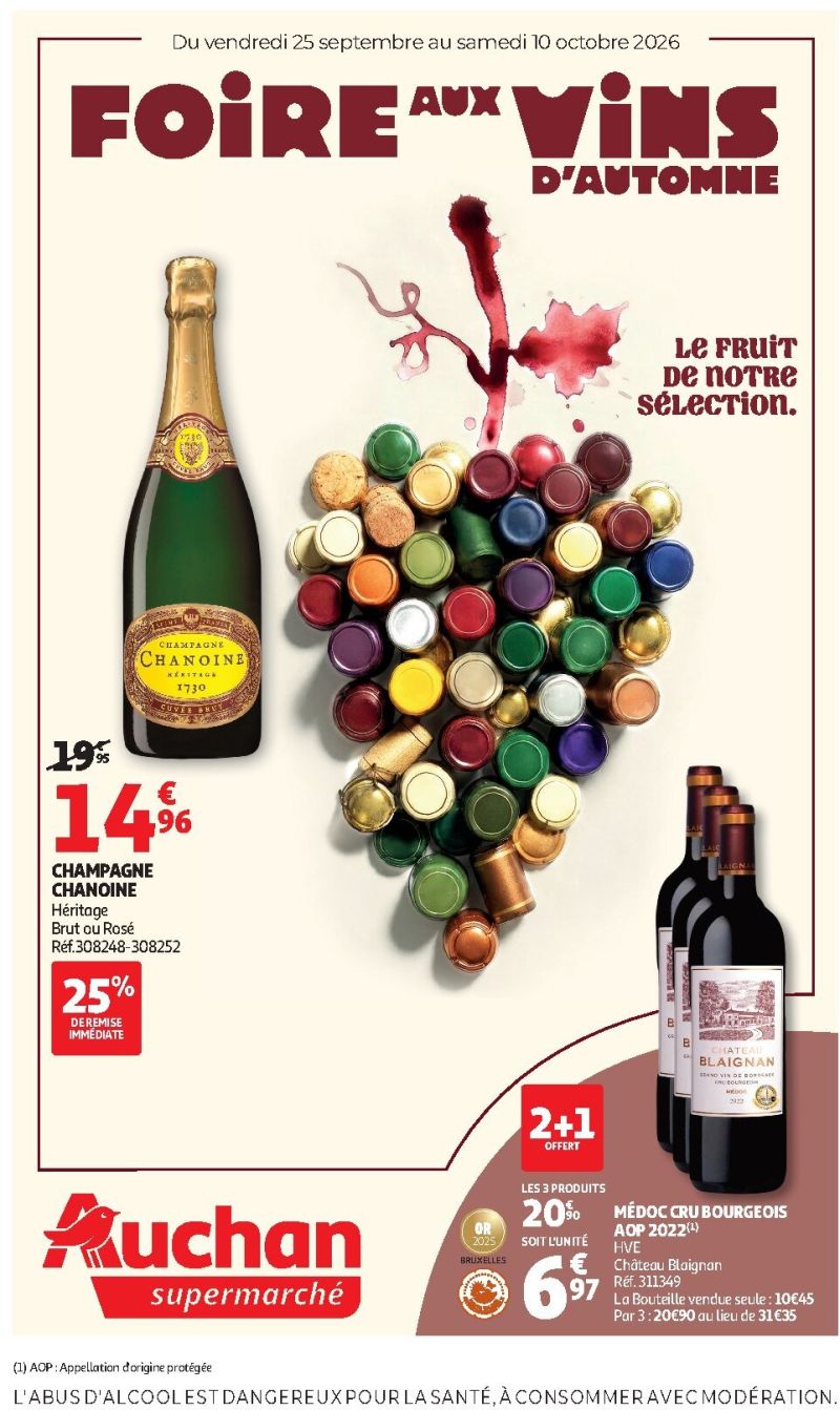 Auchan catalogue du 25/09 au 11/10/2026 – page 1