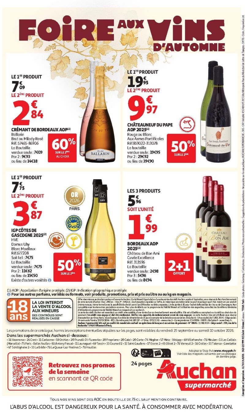 Auchan catalogue du 25/09 au 11/10/2026 – page 24