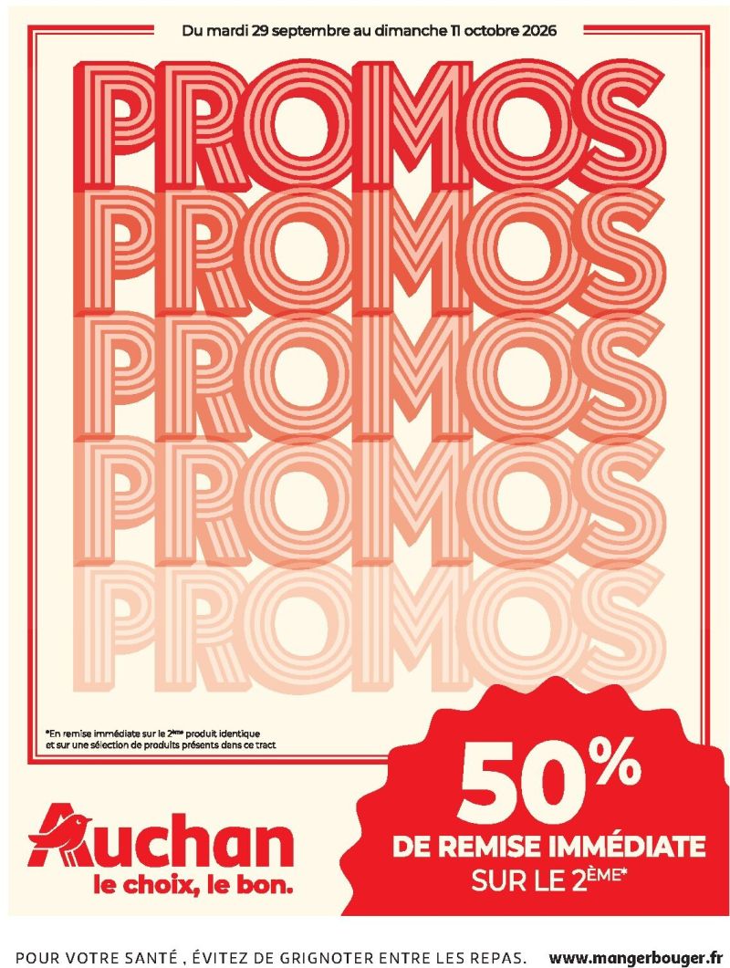 Auchan catalogue du 29/09 au 11/10/2026 – page 1