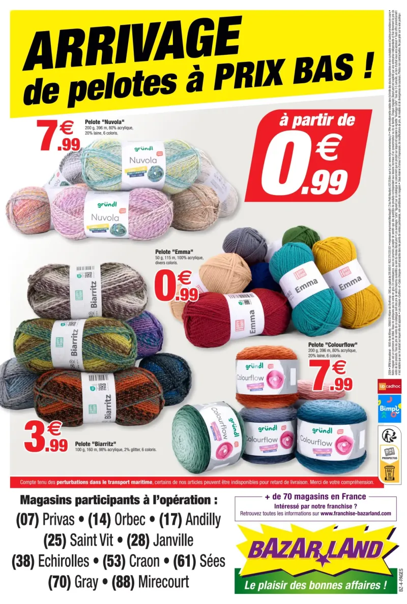 Bazarland catalogue du 09/09 au 07/10/2026 – page 4